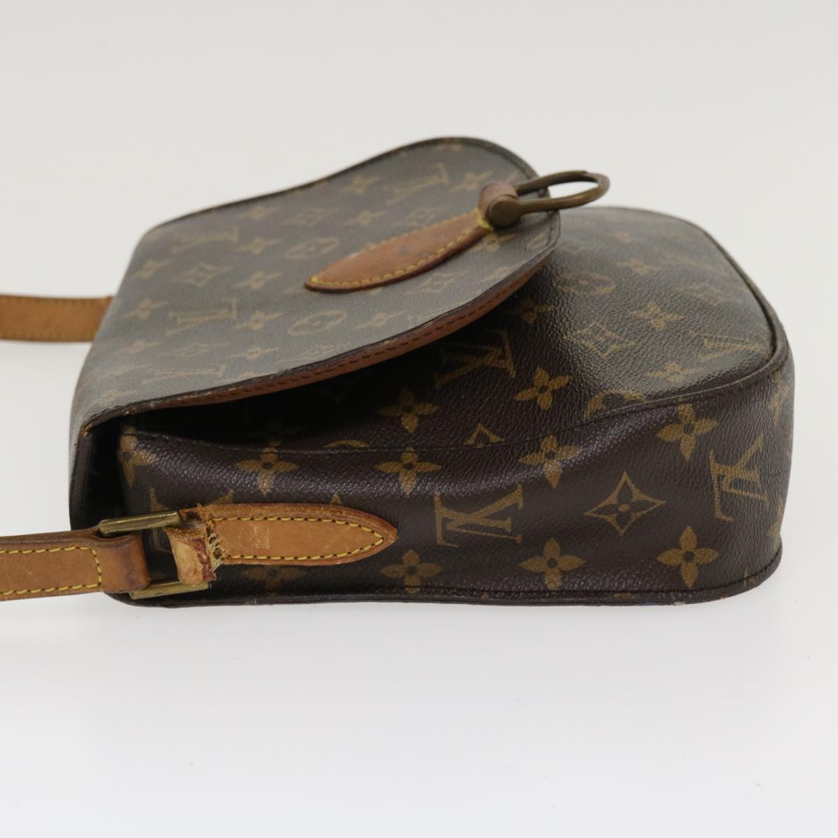 LOUIS VUITTON Monogram Saint Cloud GM Shoulder Bag M51242 LV Auth 38944