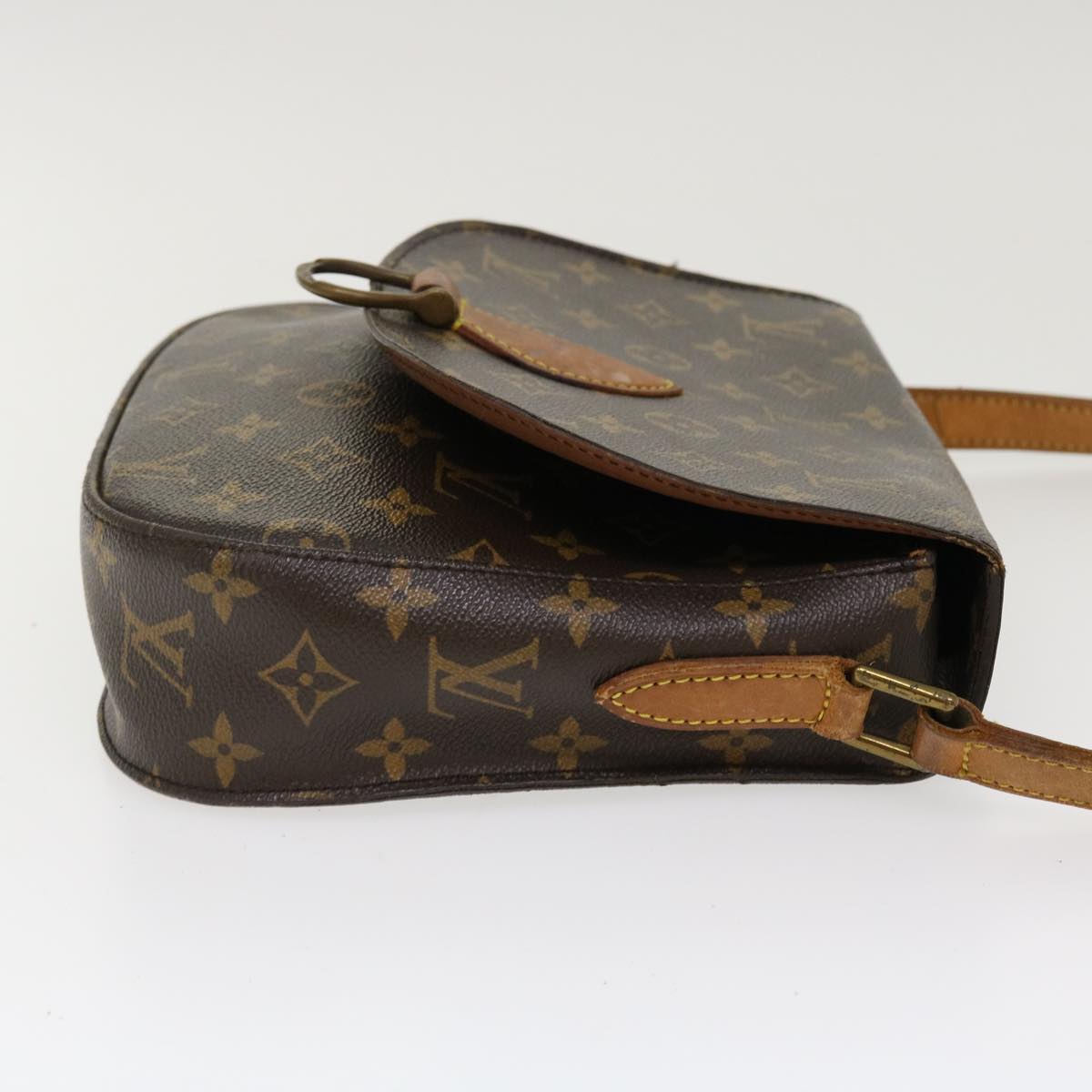 LOUIS VUITTON Monogram Saint Cloud GM Shoulder Bag M51242 LV Auth 38944