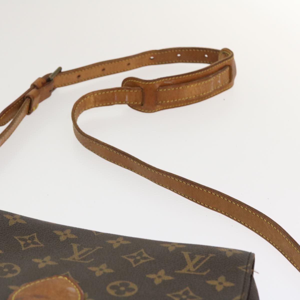 LOUIS VUITTON Monogram Saint Cloud GM Shoulder Bag M51242 LV Auth 38944