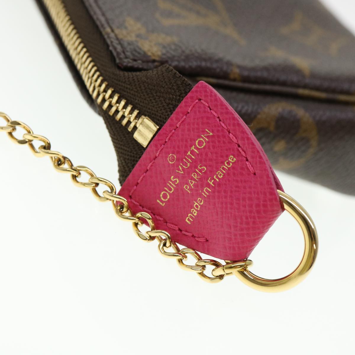 LOUIS VUITTON Monogram Vivienne Mini Pochette Accessoires M68490 Auth 38946A