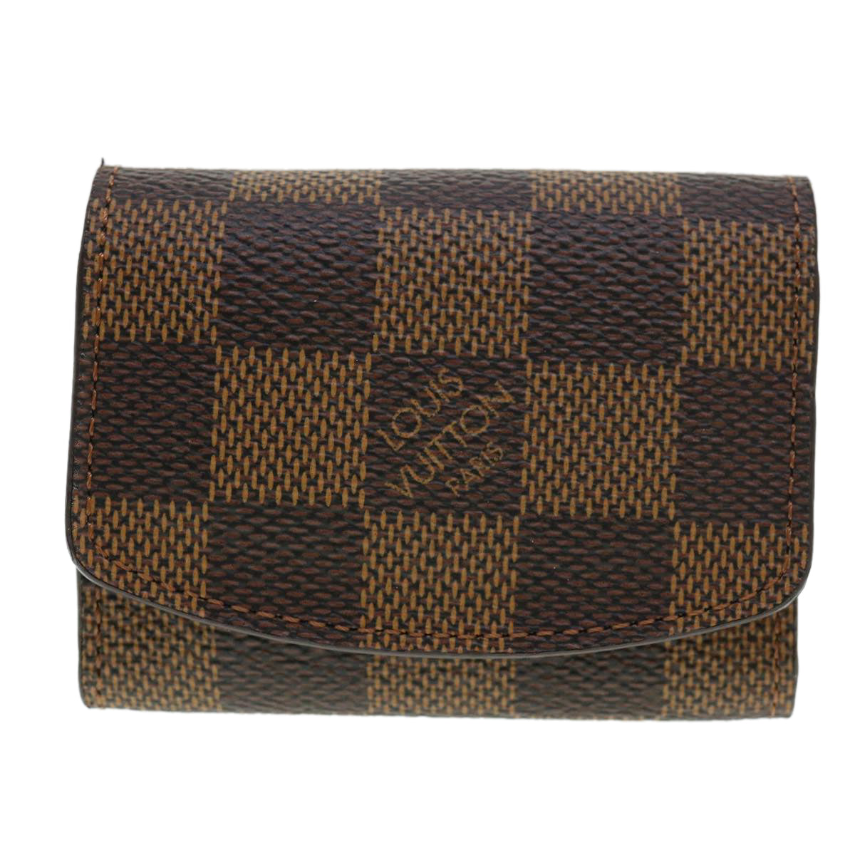 LOUIS VUITTON Damier Ebene Cuff Case M64681 LV Auth 38951