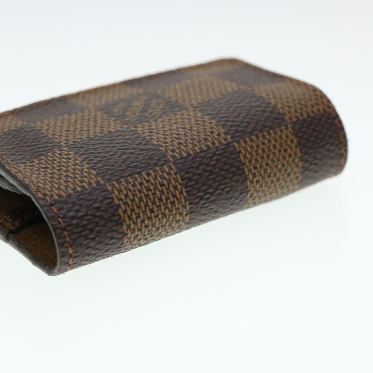 LOUIS VUITTON Damier Ebene Cuff Case M64681 LV Auth 38951