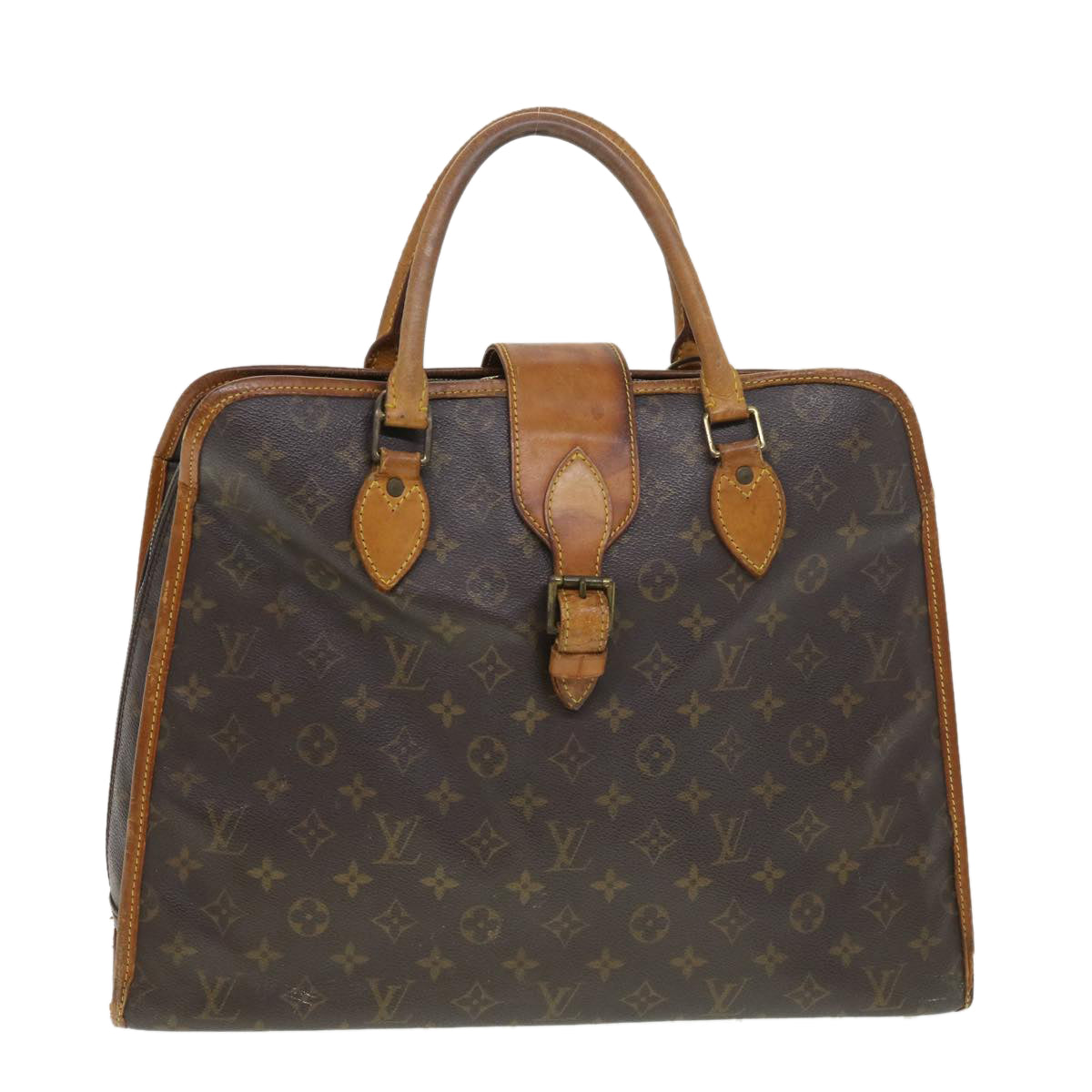 LOUIS VUITTON Monogram Rivoli Hand Bag M53380 LV Auth 38956