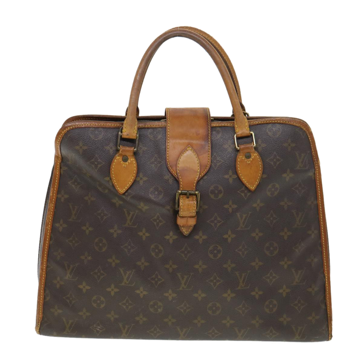 LOUIS VUITTON Monogram Rivoli Hand Bag M53380 LV Auth 38956