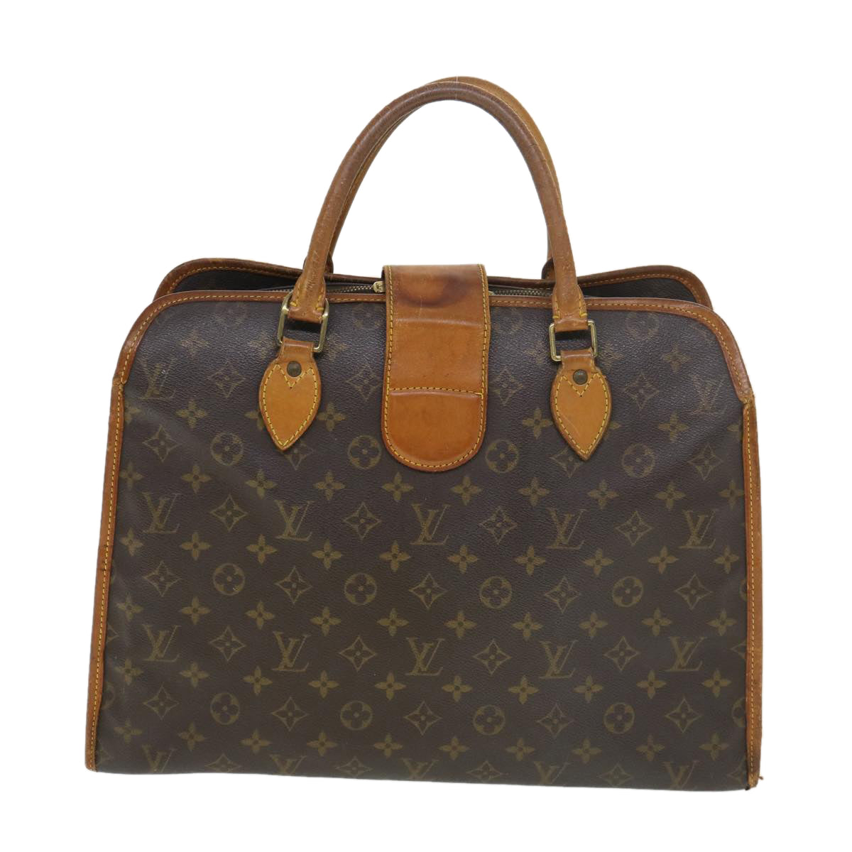 LOUIS VUITTON Monogram Rivoli Hand Bag M53380 LV Auth 38956