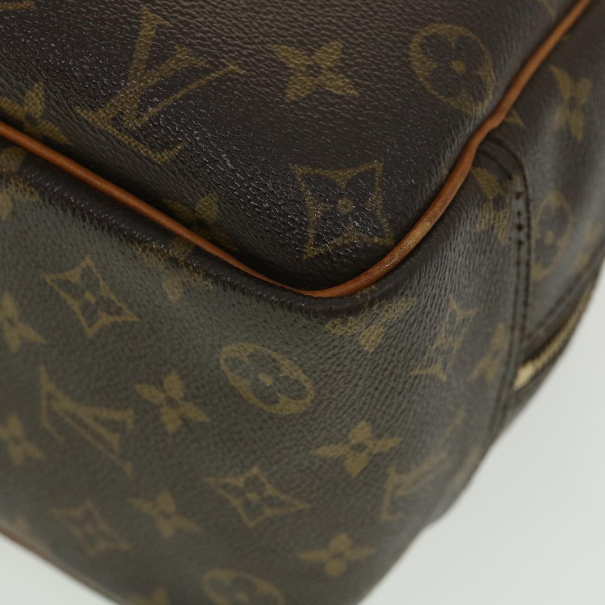 LOUIS VUITTON Monogram Deauville Hand Bag M47270 LV Auth 38957