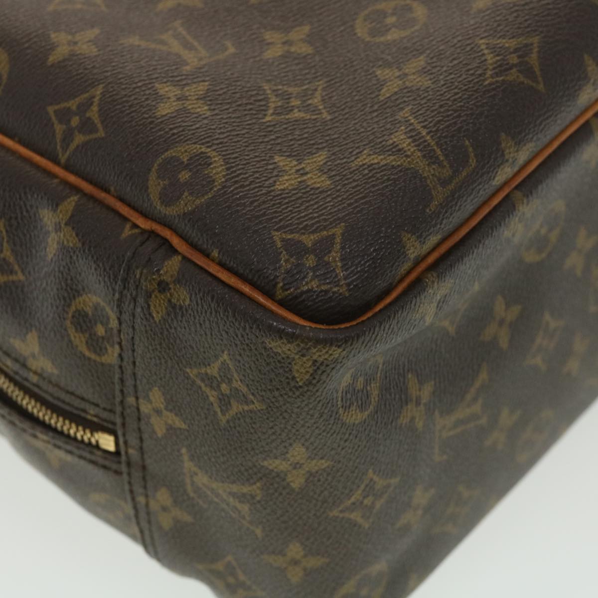 LOUIS VUITTON Monogram Deauville Hand Bag M47270 LV Auth 38957