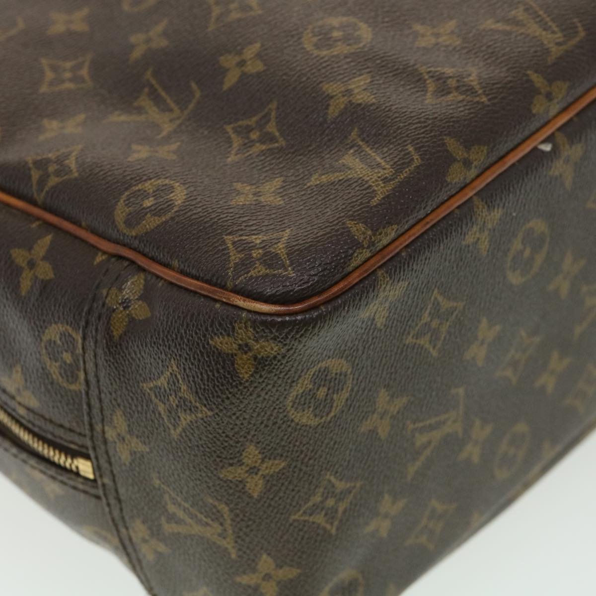 LOUIS VUITTON Monogram Deauville Hand Bag M47270 LV Auth 38957