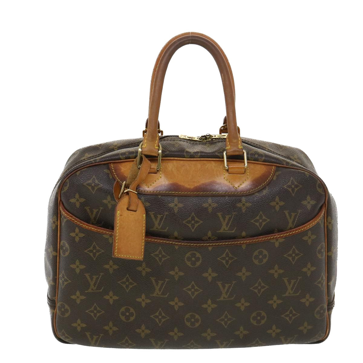 LOUIS VUITTON Monogram Deauville Hand Bag M47270 LV Auth 38957