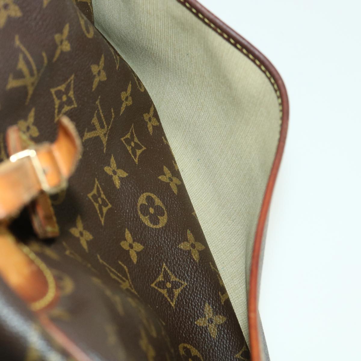 LOUIS VUITTON Monogram Deauville Hand Bag M47270 LV Auth 38957