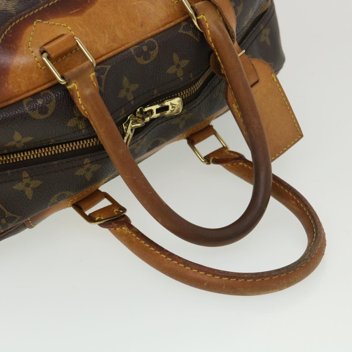 LOUIS VUITTON Monogram Deauville Hand Bag M47270 LV Auth 38957