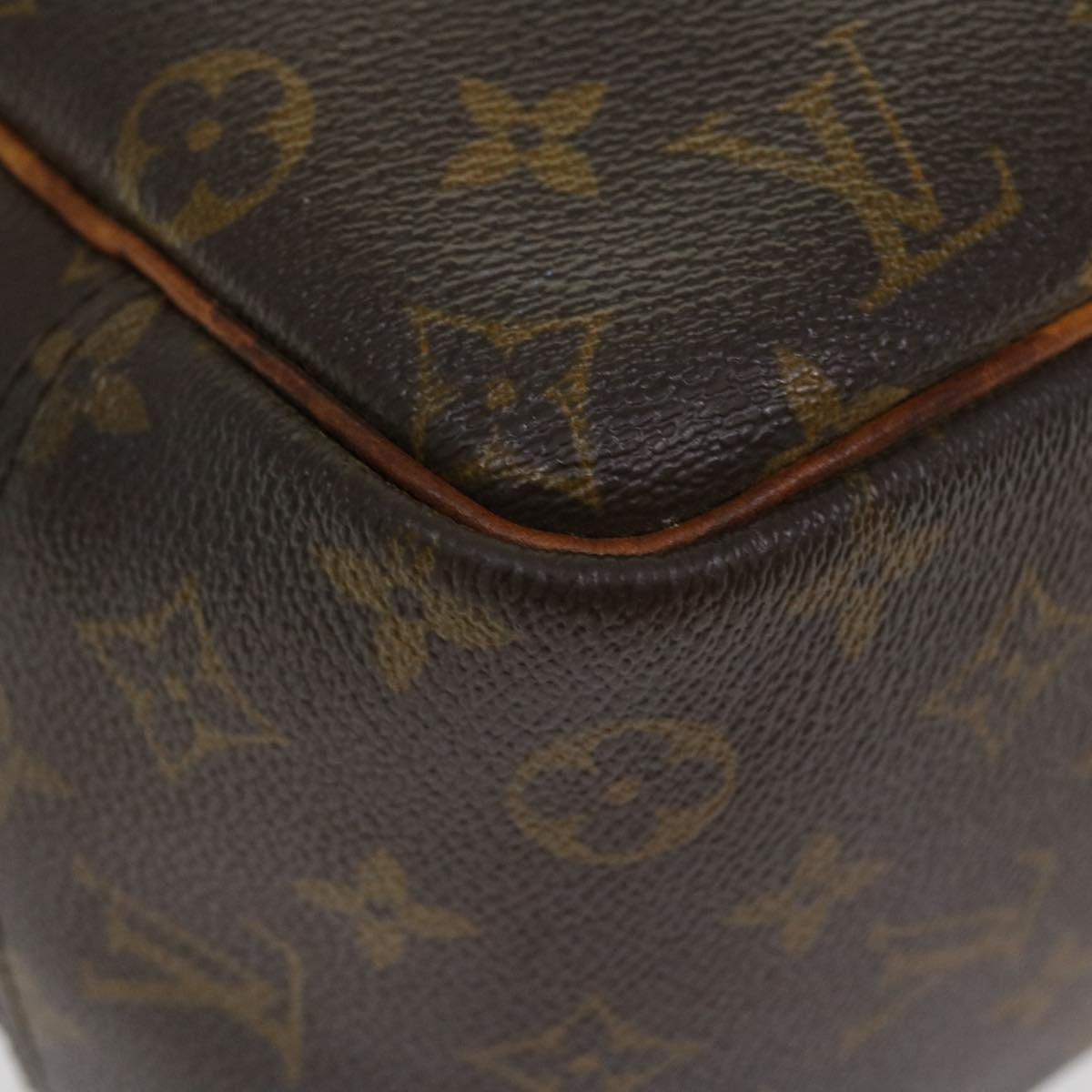 LOUIS VUITTON Monogram Deauville Hand Bag M47270 LV Auth 38958