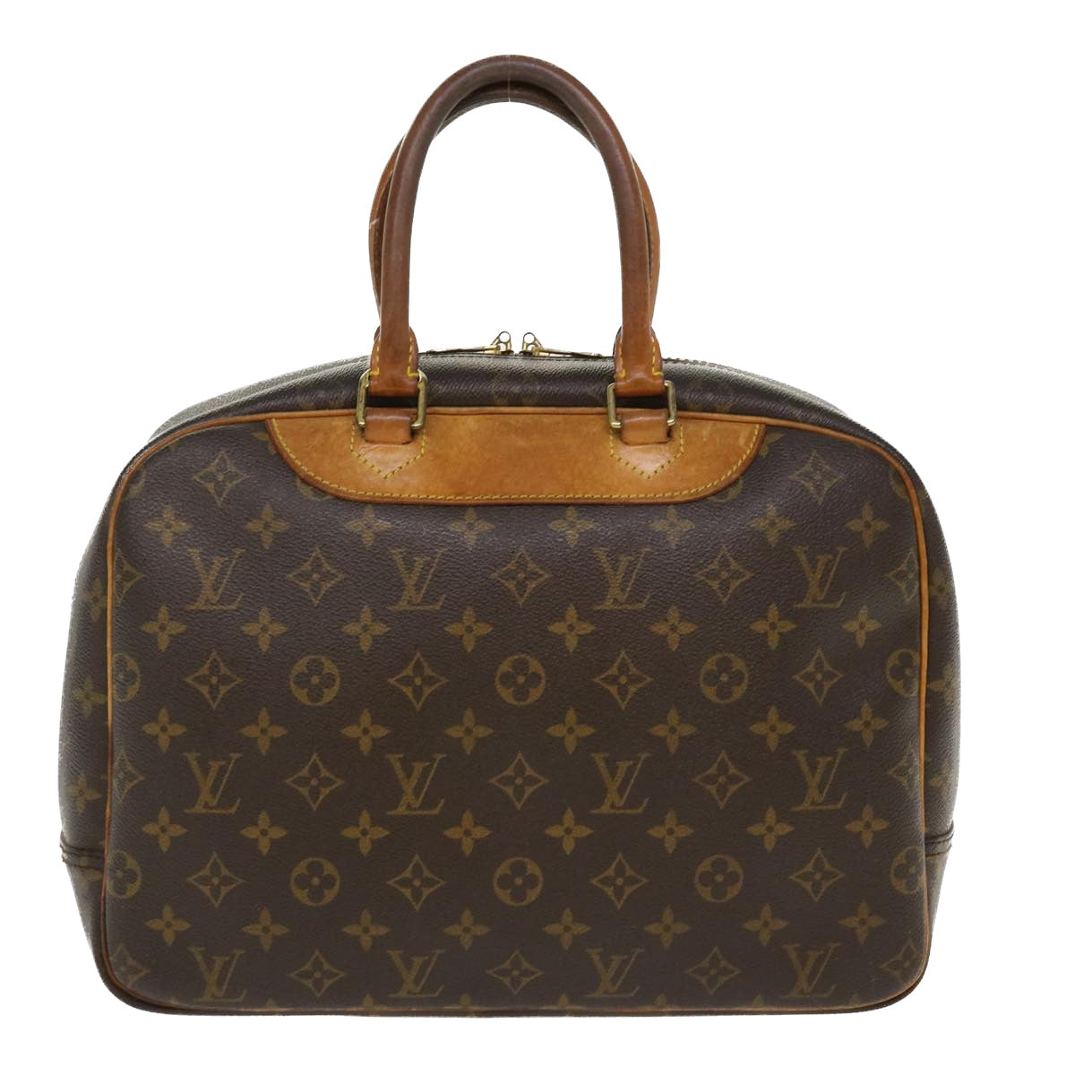 LOUIS VUITTON Monogram Deauville Hand Bag M47270 LV Auth 38958