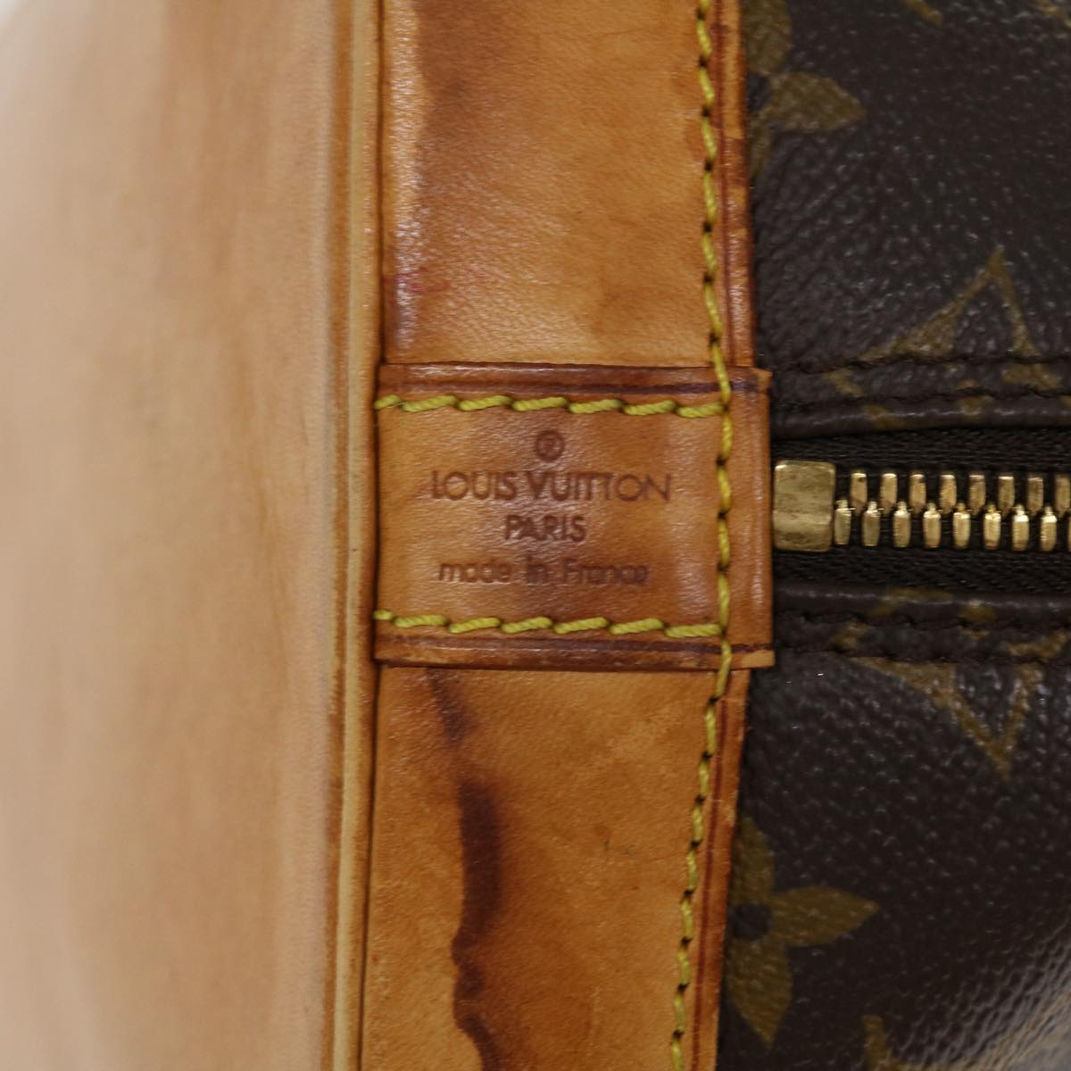 LOUIS VUITTON Monogram Alma Hand Bag M51130 LV Auth 38962