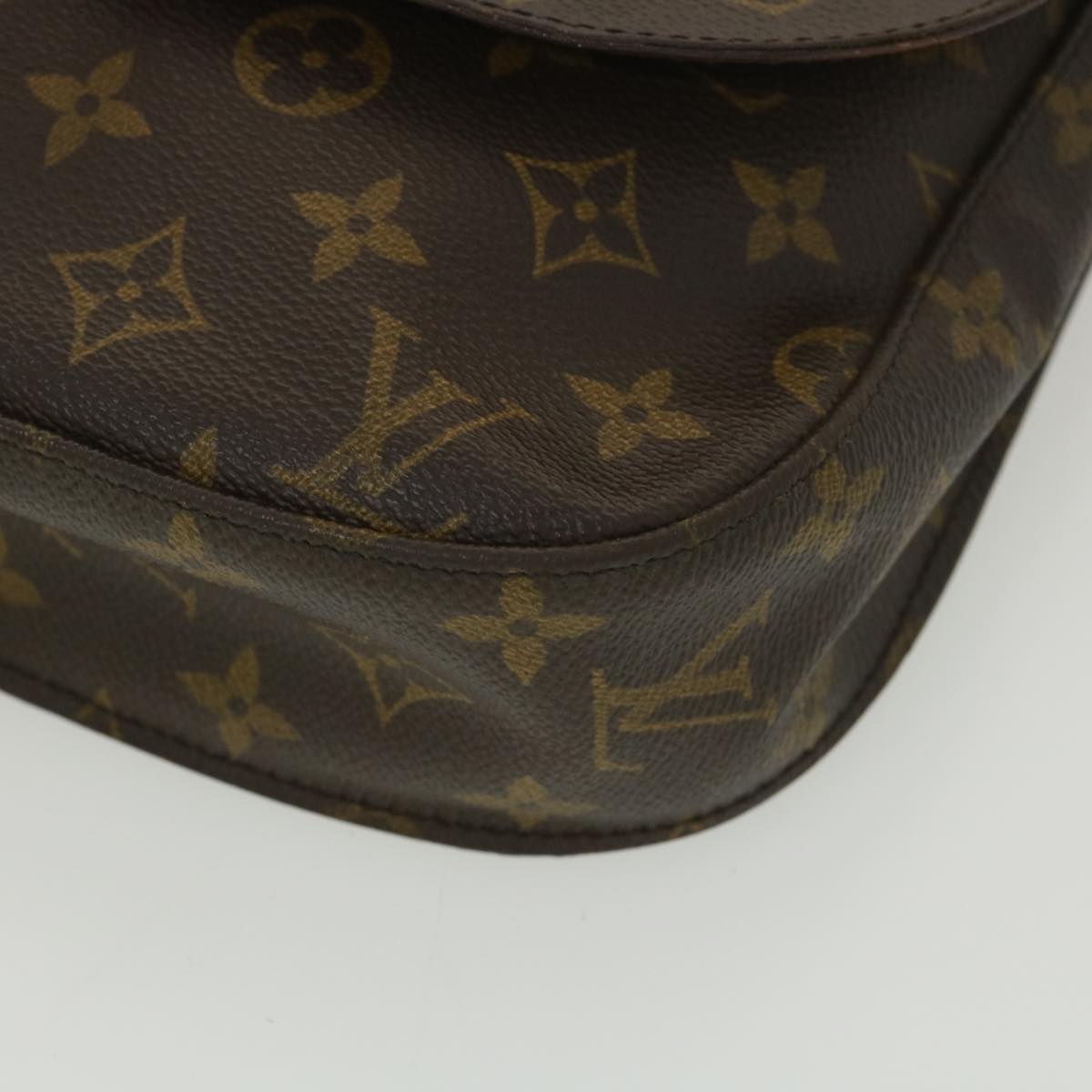 LOUIS VUITTON Monogram Saint Cloud GM Shoulder Bag M51242 LV Auth 38963