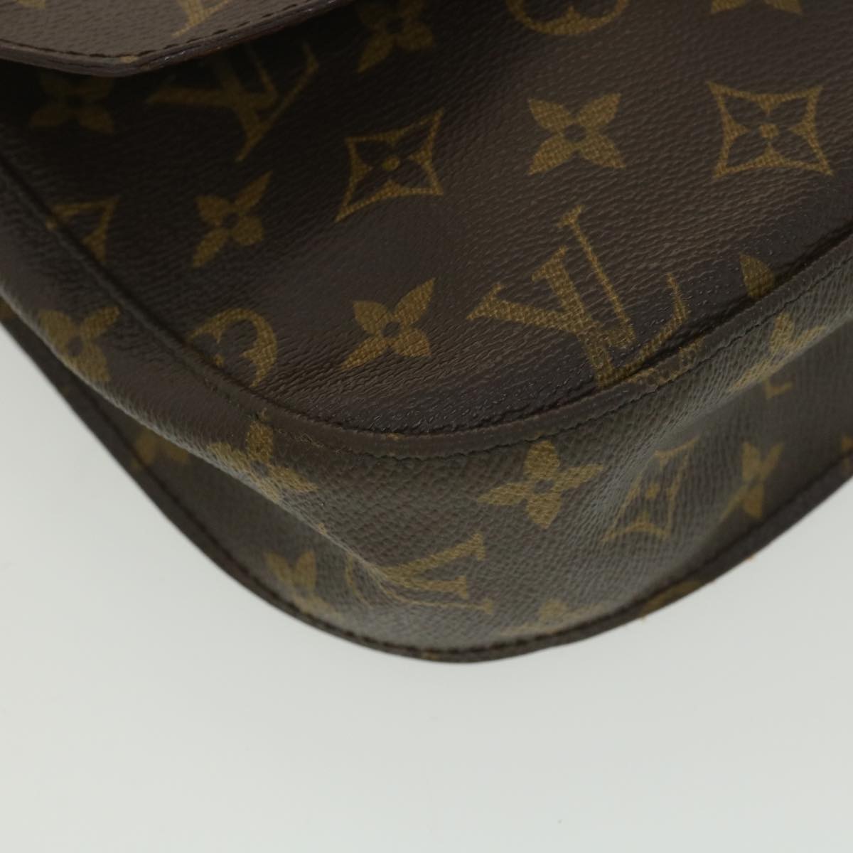 LOUIS VUITTON Monogram Saint Cloud GM Shoulder Bag M51242 LV Auth 38963