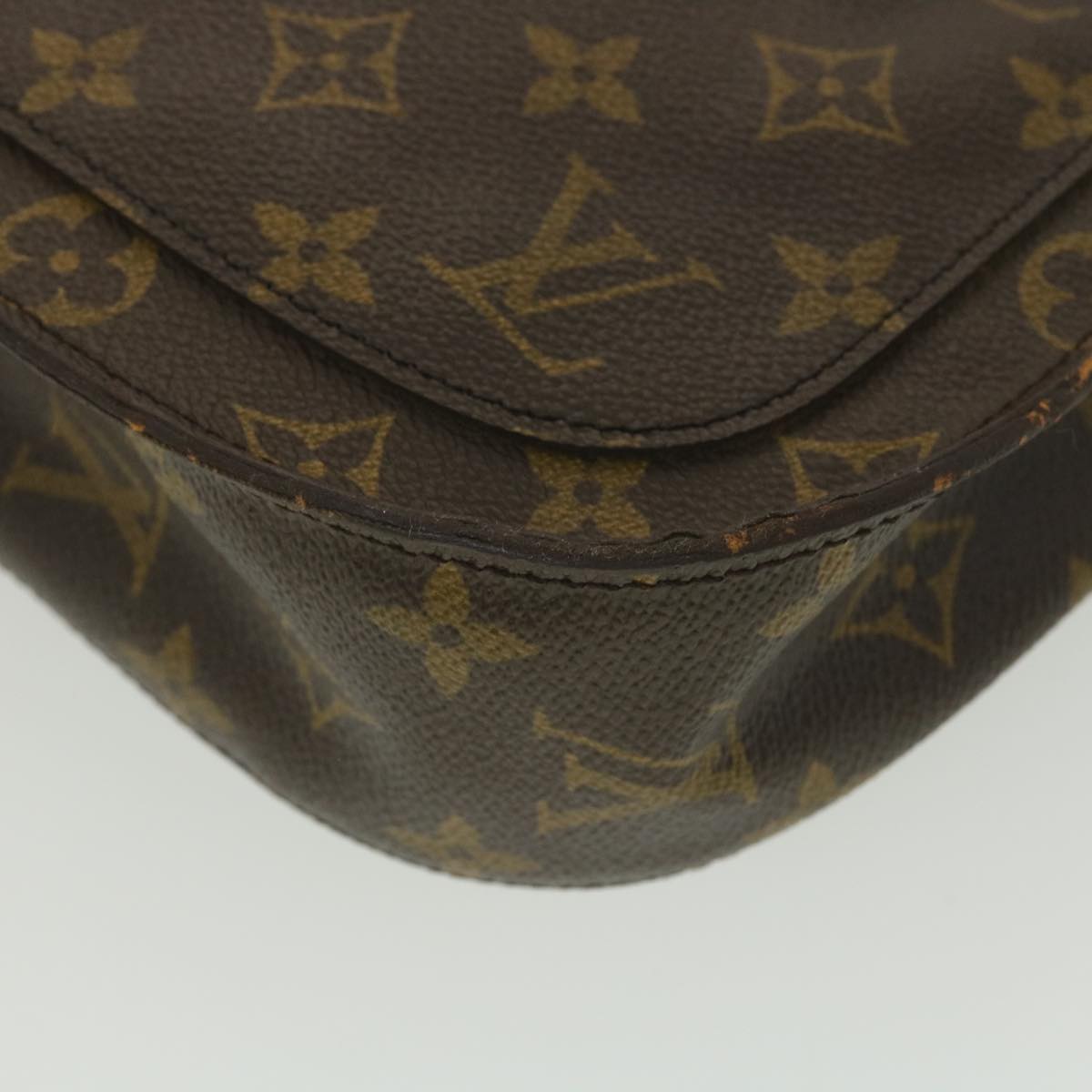 LOUIS VUITTON Monogram Saint Cloud GM Shoulder Bag M51242 LV Auth 38963