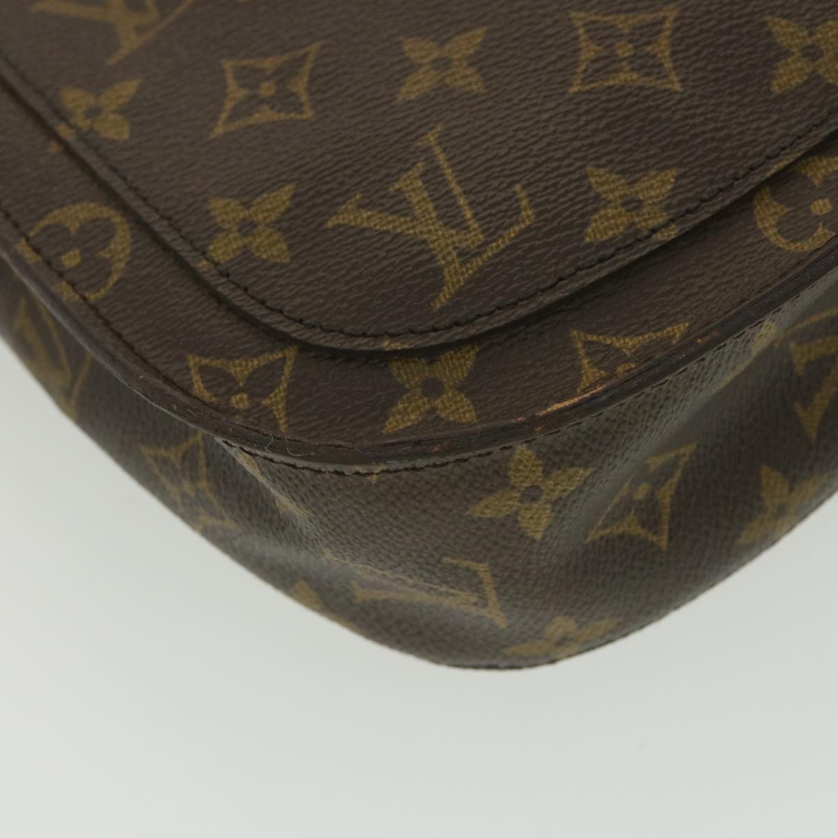 LOUIS VUITTON Monogram Saint Cloud GM Shoulder Bag M51242 LV Auth 38963