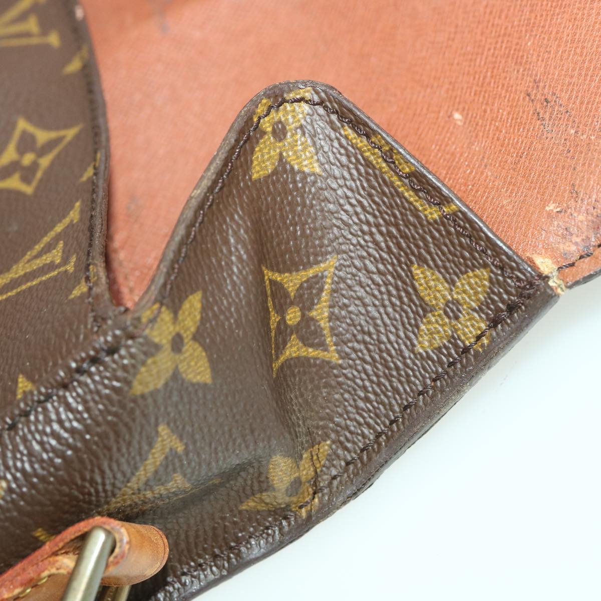 LOUIS VUITTON Monogram Saint Cloud GM Shoulder Bag M51242 LV Auth 38963