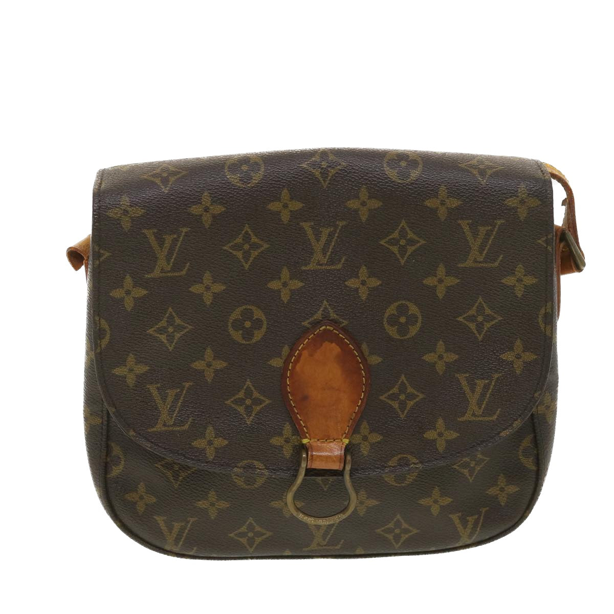 LOUIS VUITTON Monogram Saint Cloud GM Shoulder Bag M51242 LV Auth 38963