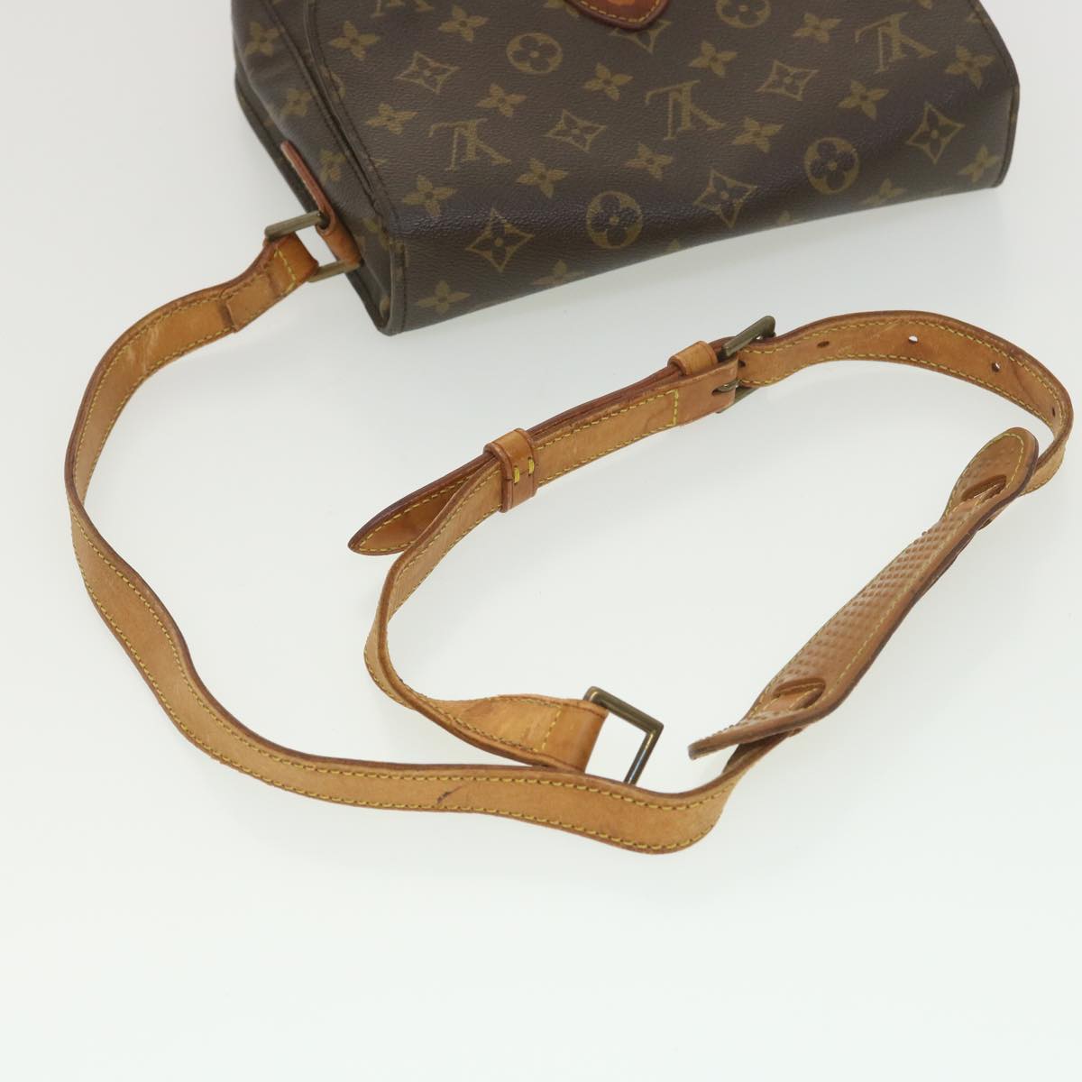 LOUIS VUITTON Monogram Saint Cloud GM Shoulder Bag M51242 LV Auth 38963