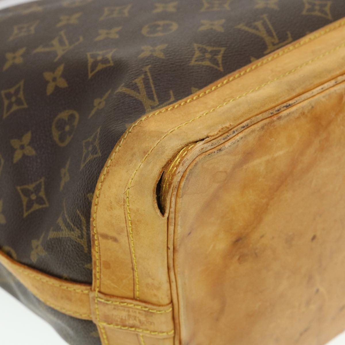 LOUIS VUITTON Monogram Noe Shoulder Bag M42224 LV Auth 38967