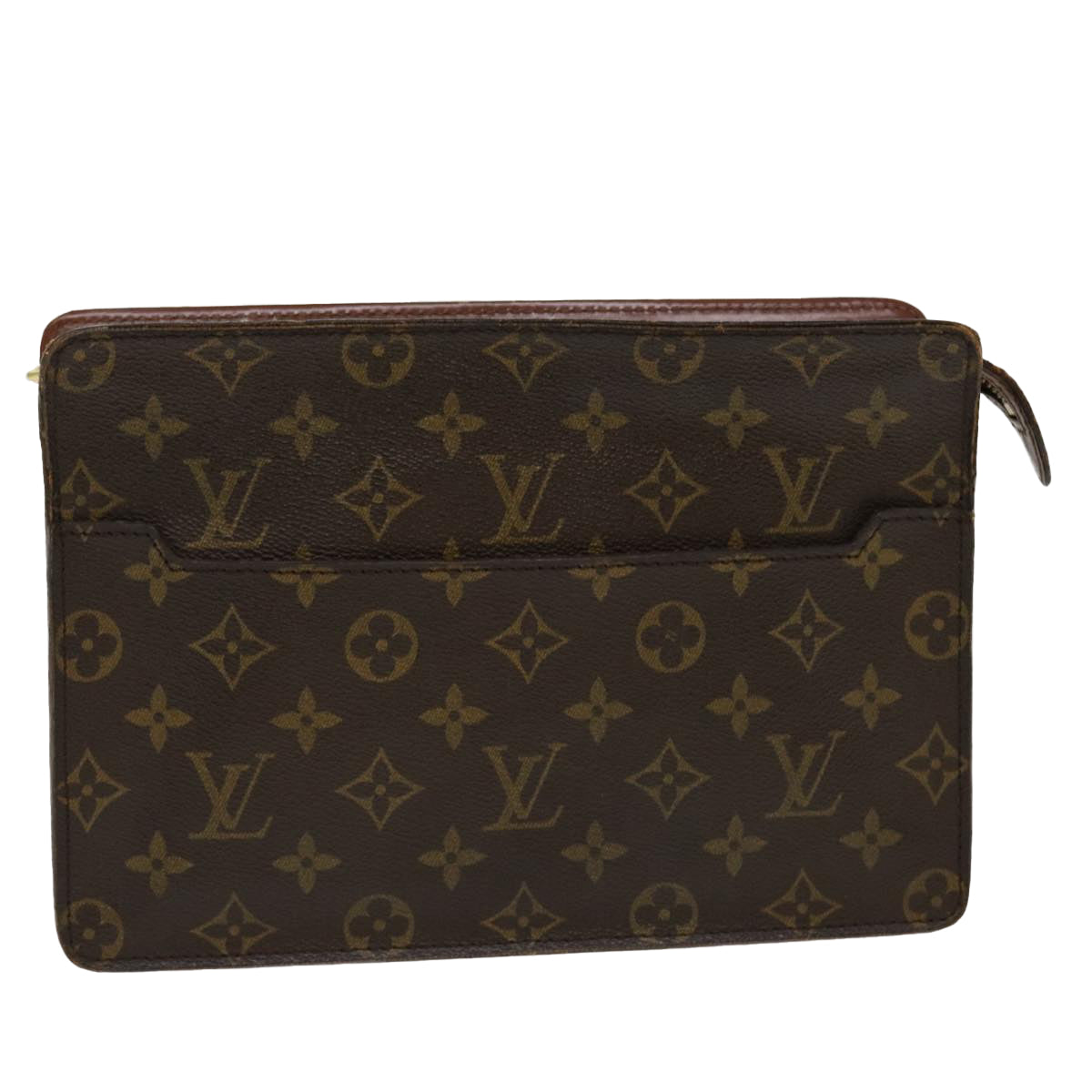 LOUIS VUITTON Monogram Pochette Homme Clutch Bag M51795 LV Auth 38969