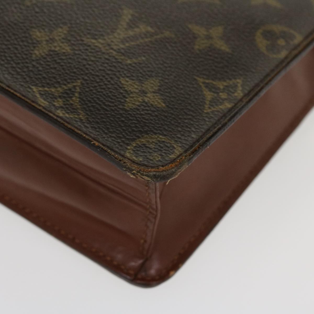 LOUIS VUITTON Monogram Pochette Homme Clutch Bag M51795 LV Auth 38969