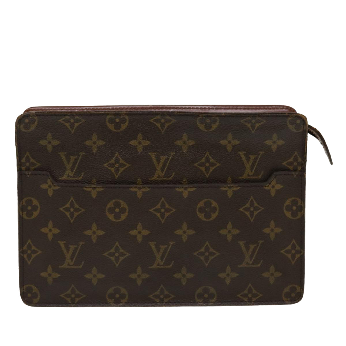 LOUIS VUITTON Monogram Pochette Homme Clutch Bag M51795 LV Auth 38969