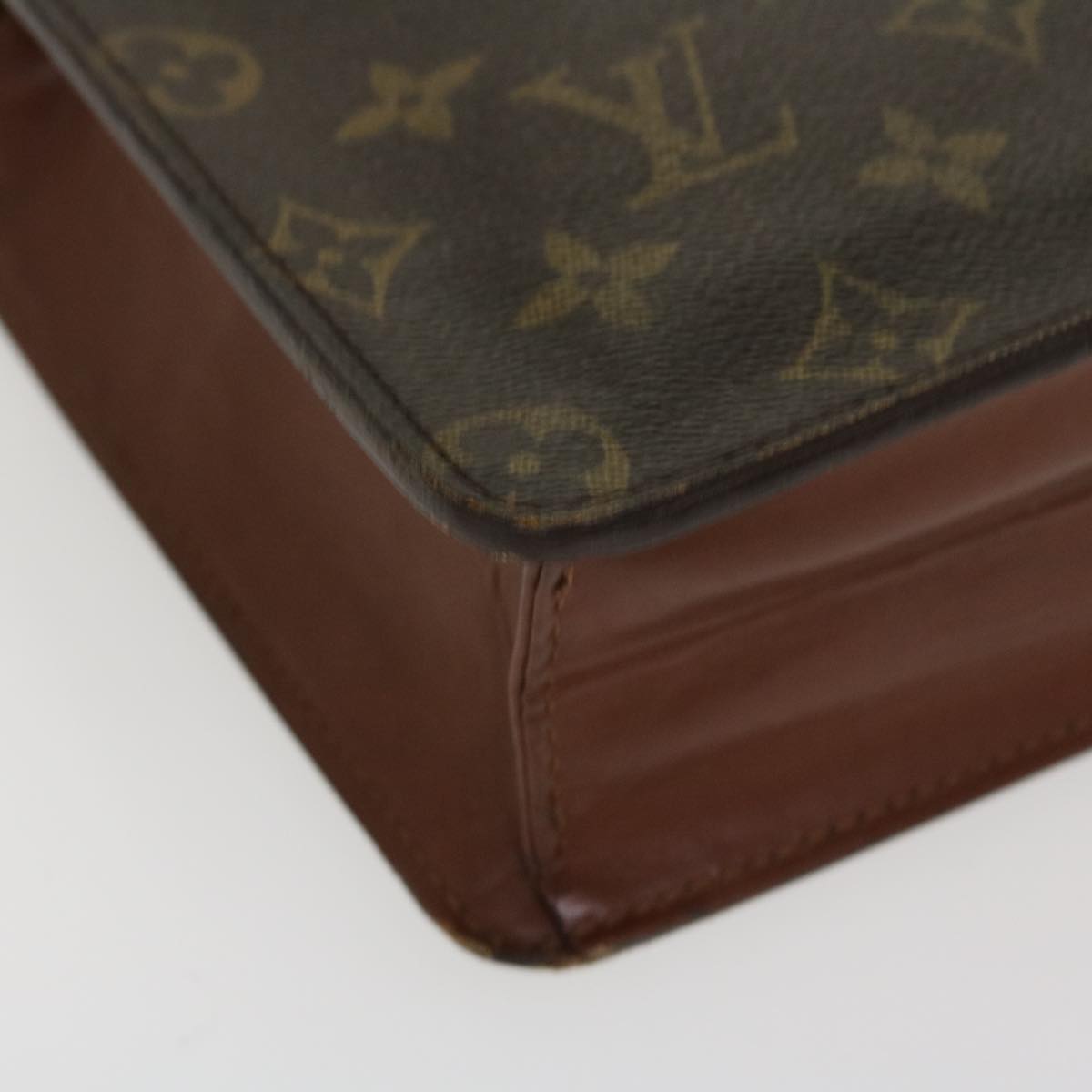 LOUIS VUITTON Monogram Pochette Homme Clutch Bag M51795 LV Auth 38969