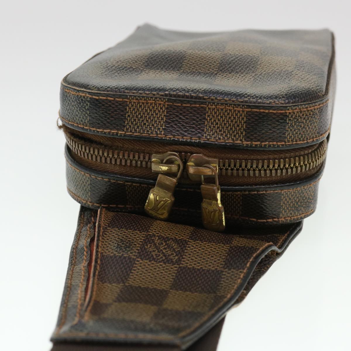 LOUIS VUITTON Damier Ebene Geronimos Shoulder Bag N51994 LV Auth 38971