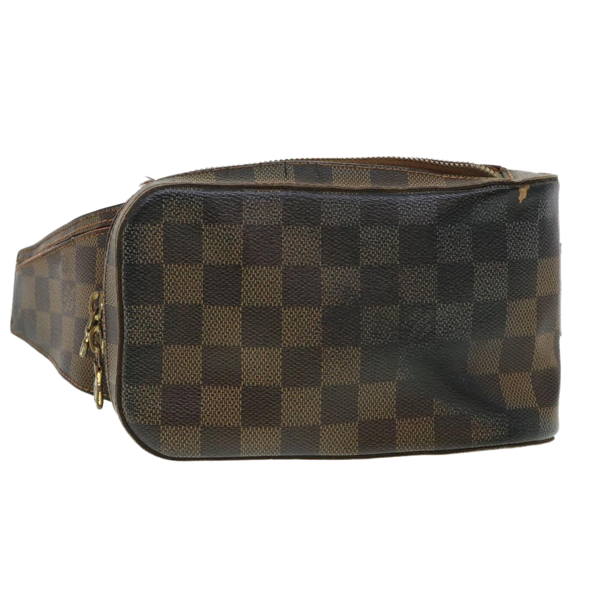 LOUIS VUITTON Damier Ebene Geronimos Shoulder Bag N51994 LV Auth 38971