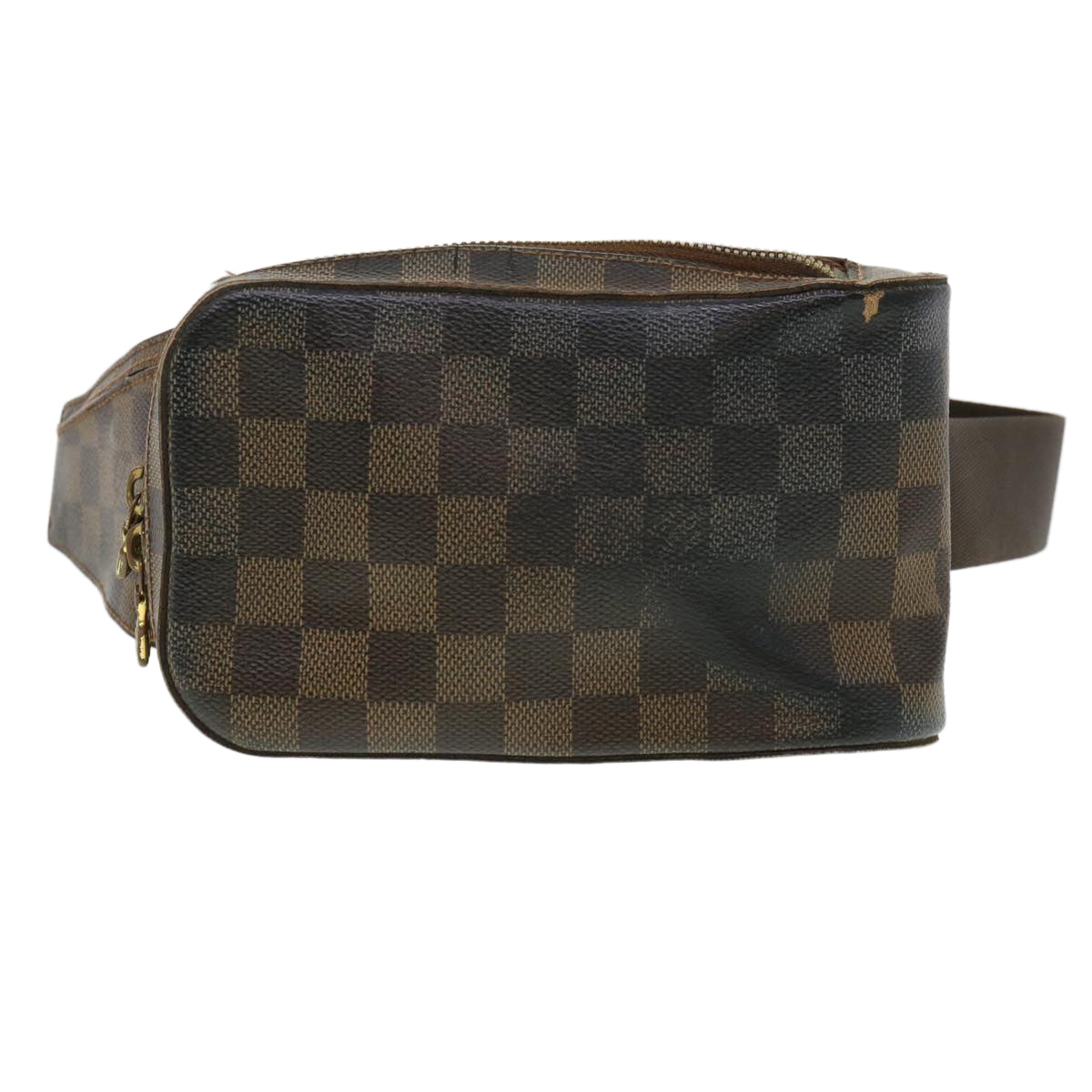 LOUIS VUITTON Damier Ebene Geronimos Shoulder Bag N51994 LV Auth 38971