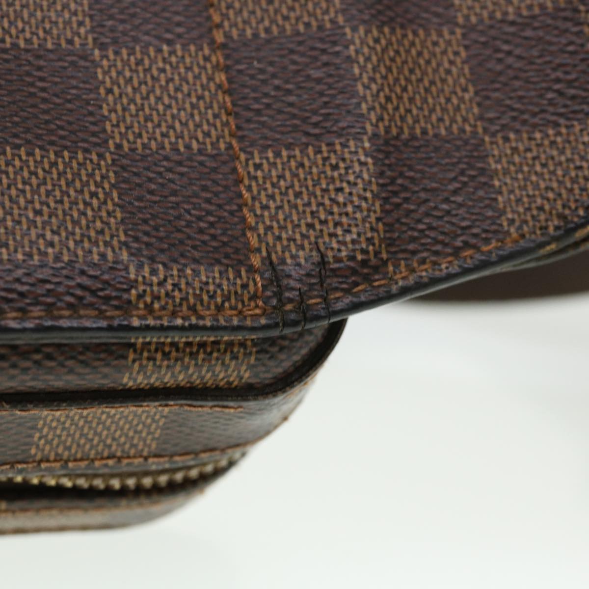 LOUIS VUITTON Damier Ebene Geronimos Shoulder Bag N51994 LV Auth 38971