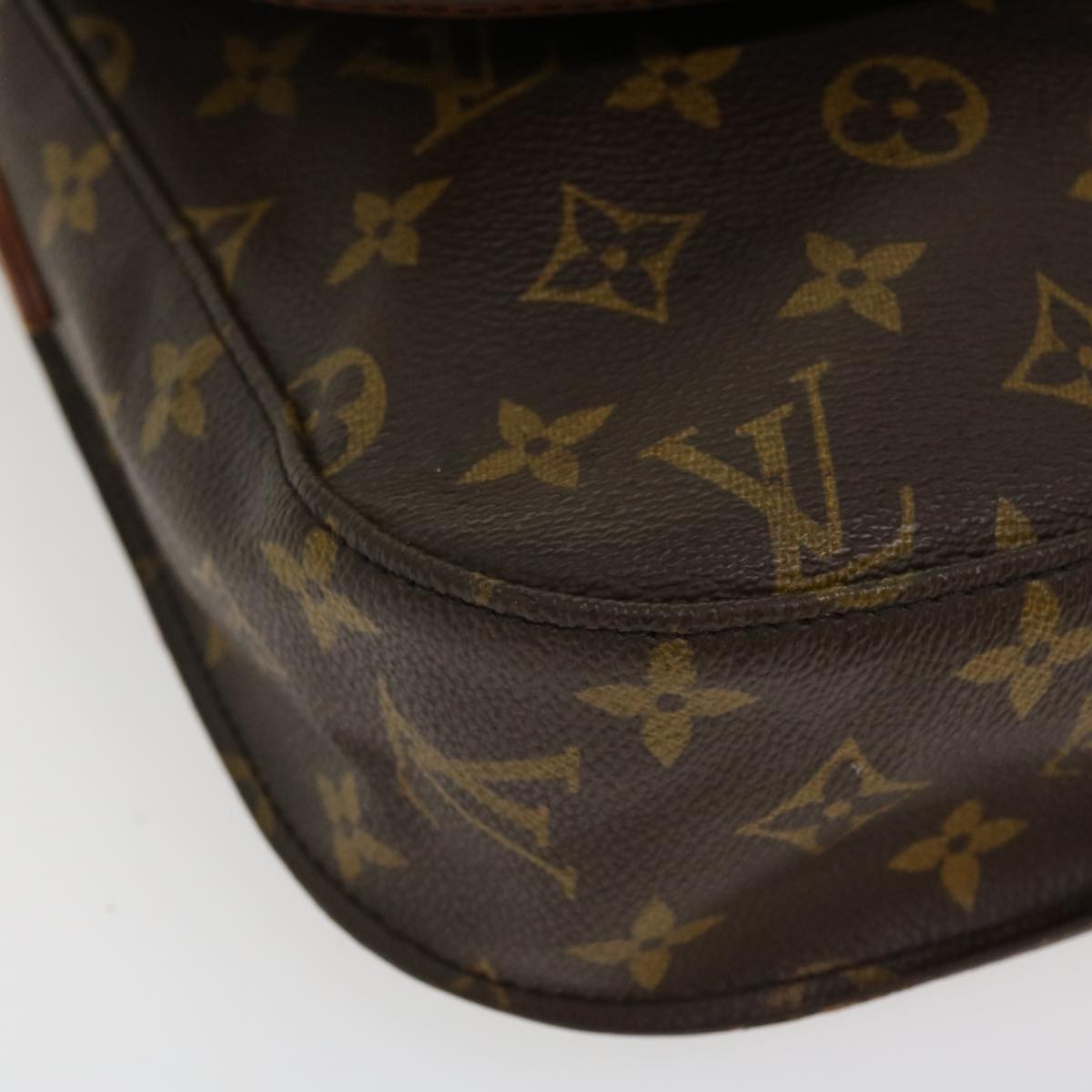 LOUIS VUITTON Monogram Saint Cloud GM Shoulder Bag M51242 LV Auth 38976