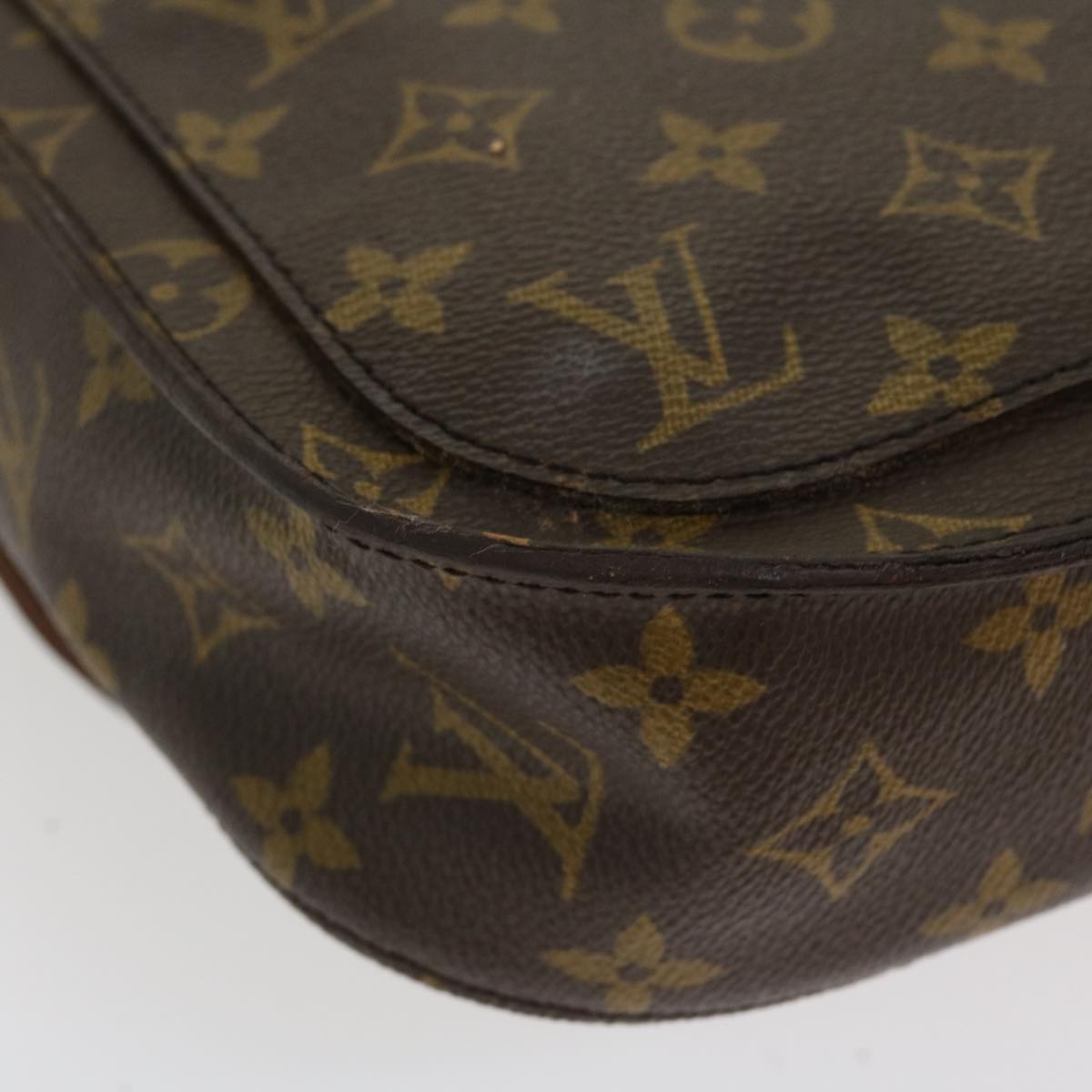 LOUIS VUITTON Monogram Saint Cloud GM Shoulder Bag M51242 LV Auth 38976