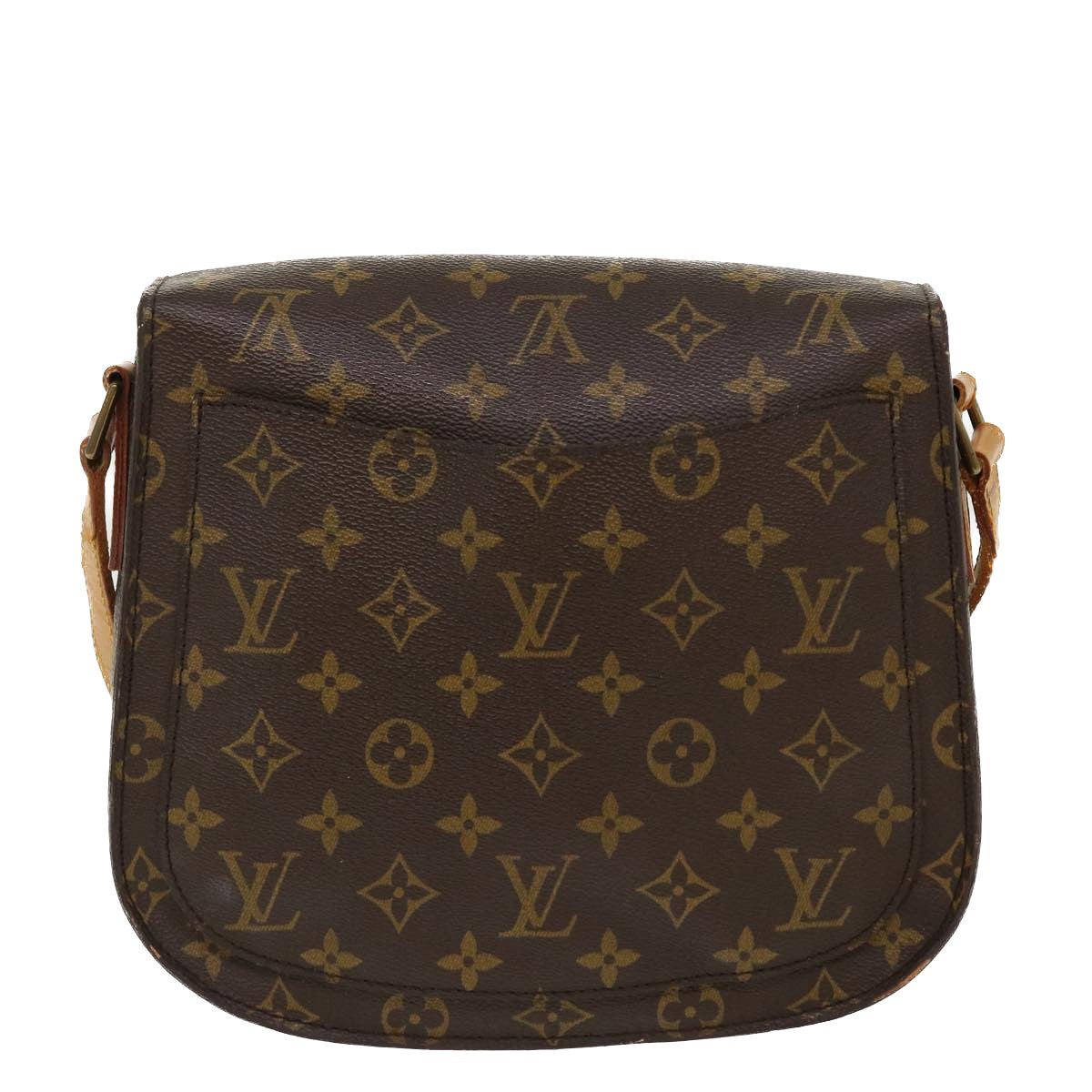 LOUIS VUITTON Monogram Saint Cloud GM Shoulder Bag M51242 LV Auth 38976