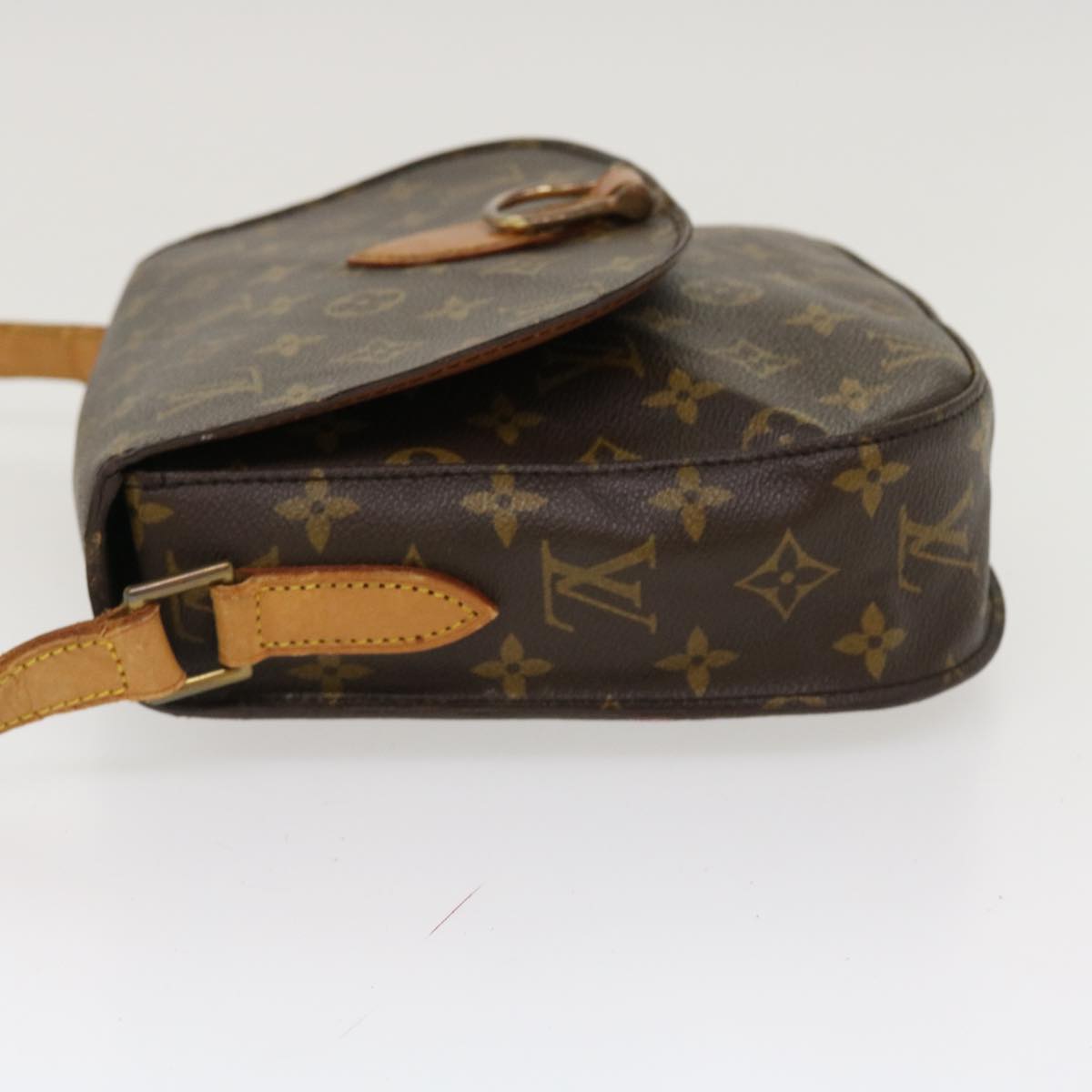 LOUIS VUITTON Monogram Saint Cloud GM Shoulder Bag M51242 LV Auth 38976