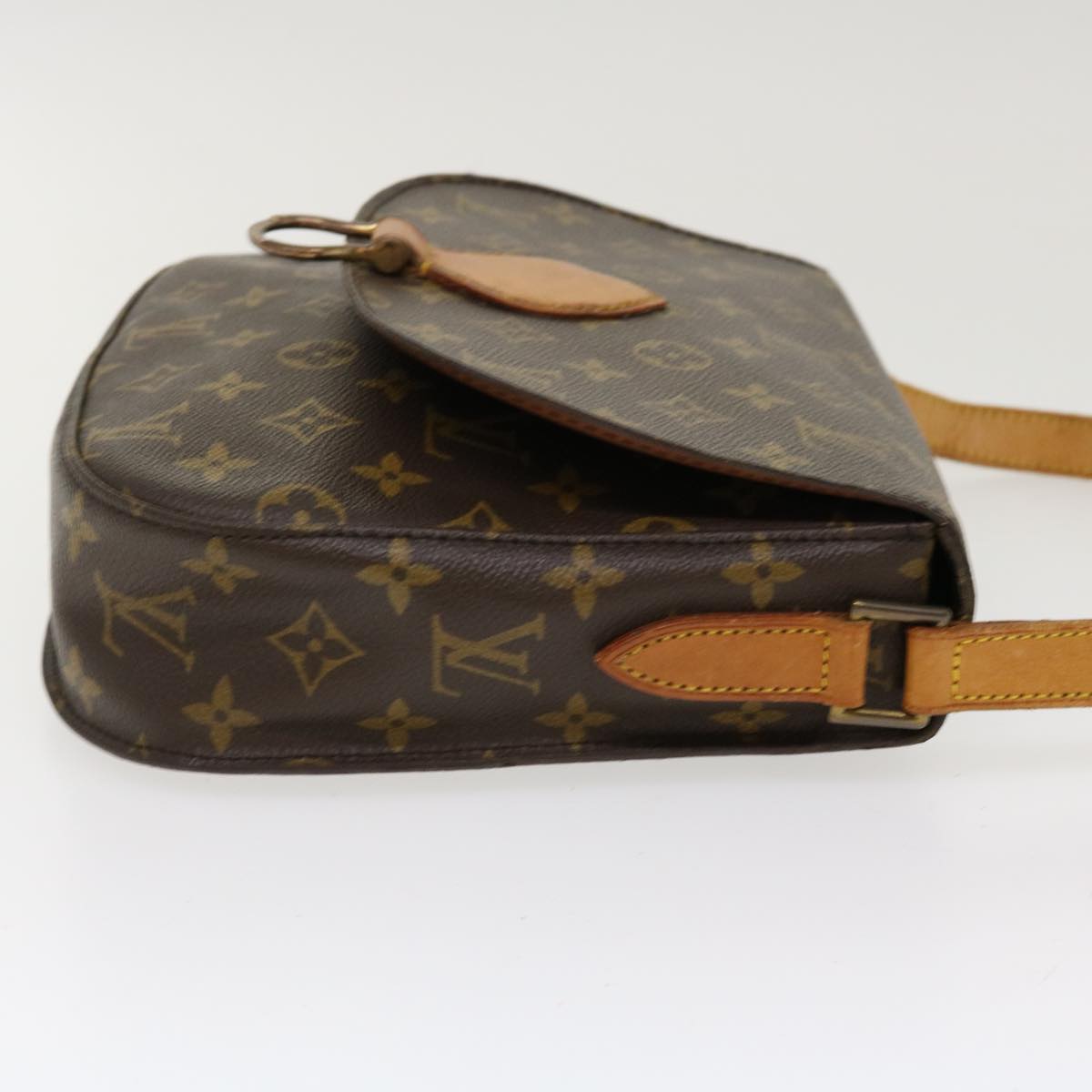 LOUIS VUITTON Monogram Saint Cloud GM Shoulder Bag M51242 LV Auth 38976