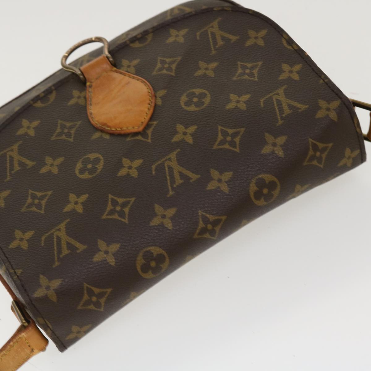 LOUIS VUITTON Monogram Saint Cloud GM Shoulder Bag M51242 LV Auth 38976