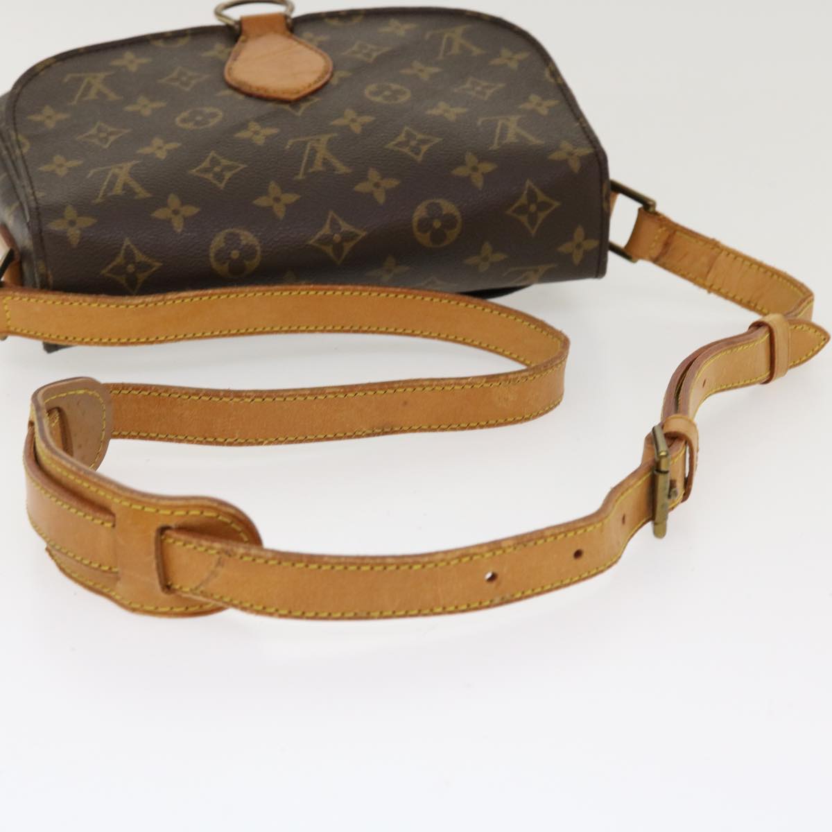 LOUIS VUITTON Monogram Saint Cloud GM Shoulder Bag M51242 LV Auth 38976