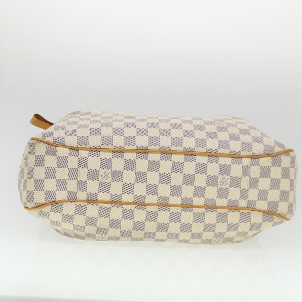 LOUIS VUITTON Damier Azur Ivora MM Shoulder Bag 2way N41133 LV Auth 38982