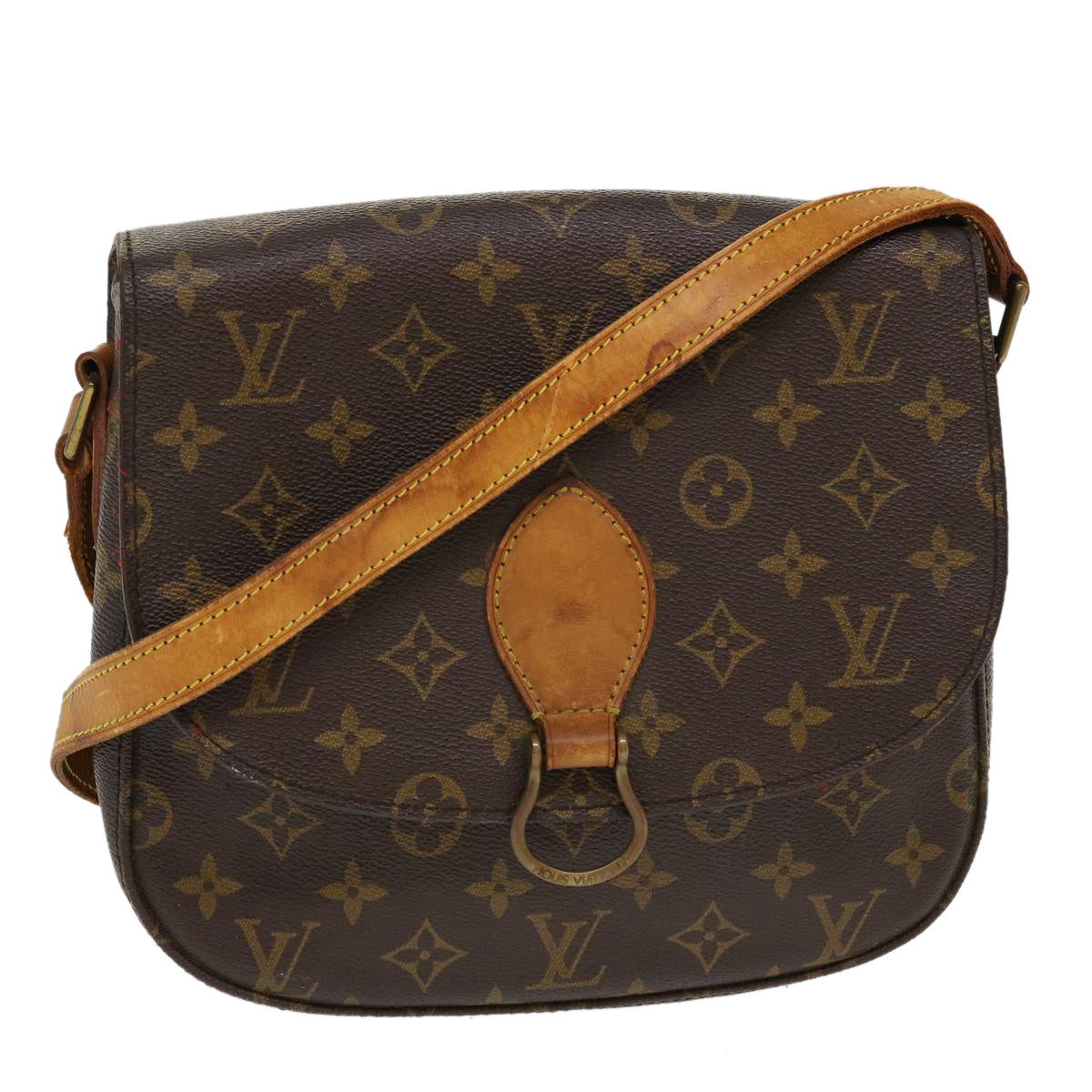 LOUIS VUITTON Monogram Saint Cloud GM Shoulder Bag M51242 LV Auth 38984