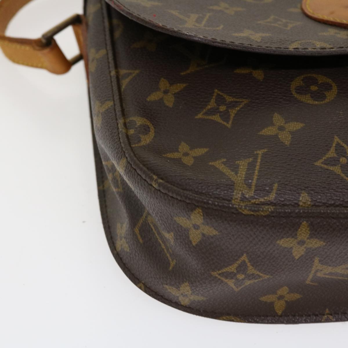 LOUIS VUITTON Monogram Saint Cloud GM Shoulder Bag M51242 LV Auth 38984