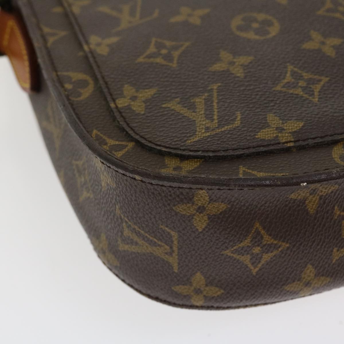 LOUIS VUITTON Monogram Saint Cloud GM Shoulder Bag M51242 LV Auth 38984