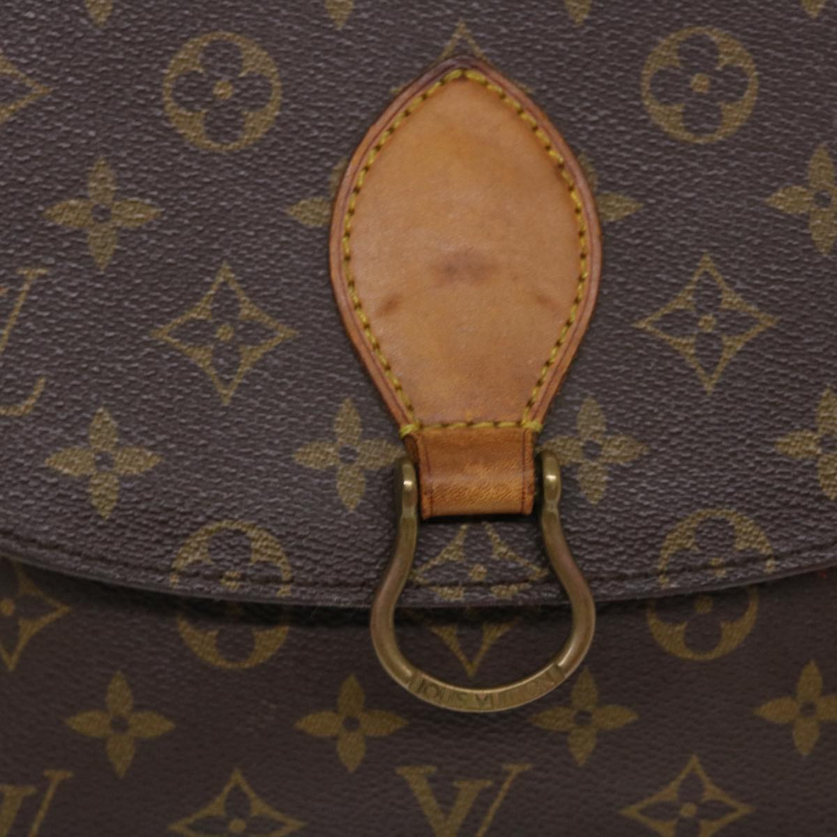 LOUIS VUITTON Monogram Saint Cloud GM Shoulder Bag M51242 LV Auth 38984