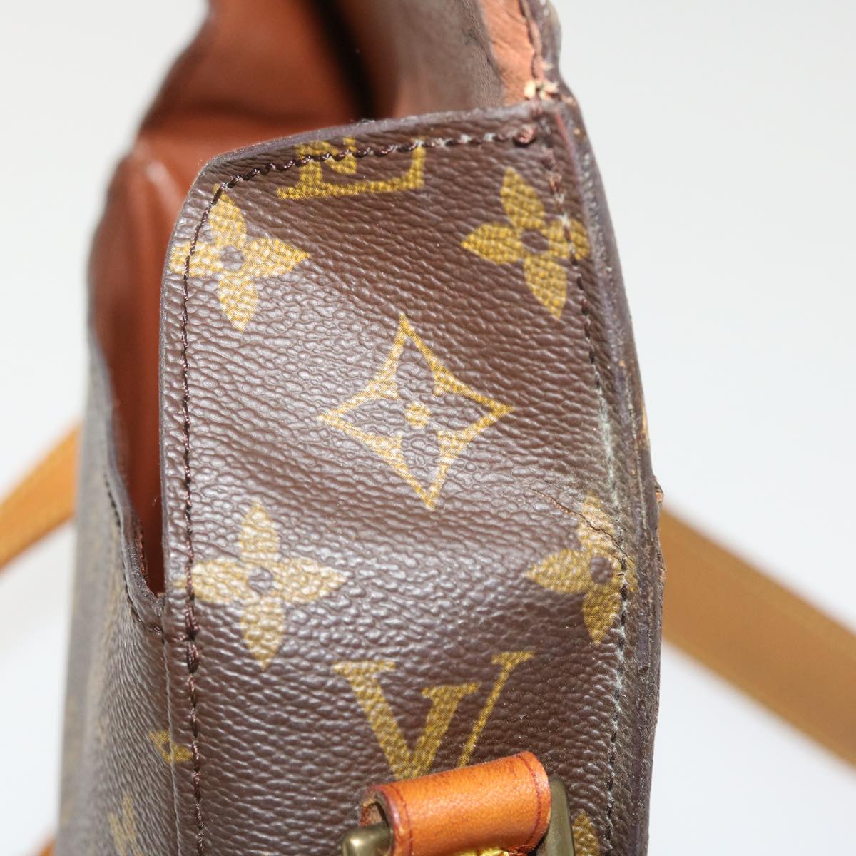 LOUIS VUITTON Monogram Saint Cloud GM Shoulder Bag M51242 LV Auth 38984