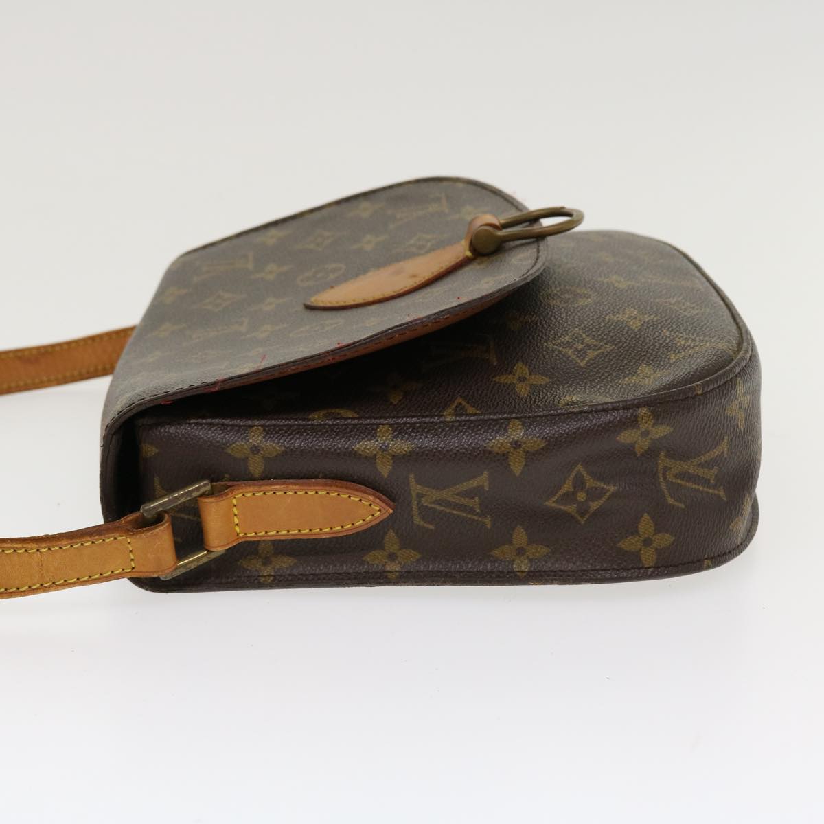 LOUIS VUITTON Monogram Saint Cloud GM Shoulder Bag M51242 LV Auth 38984