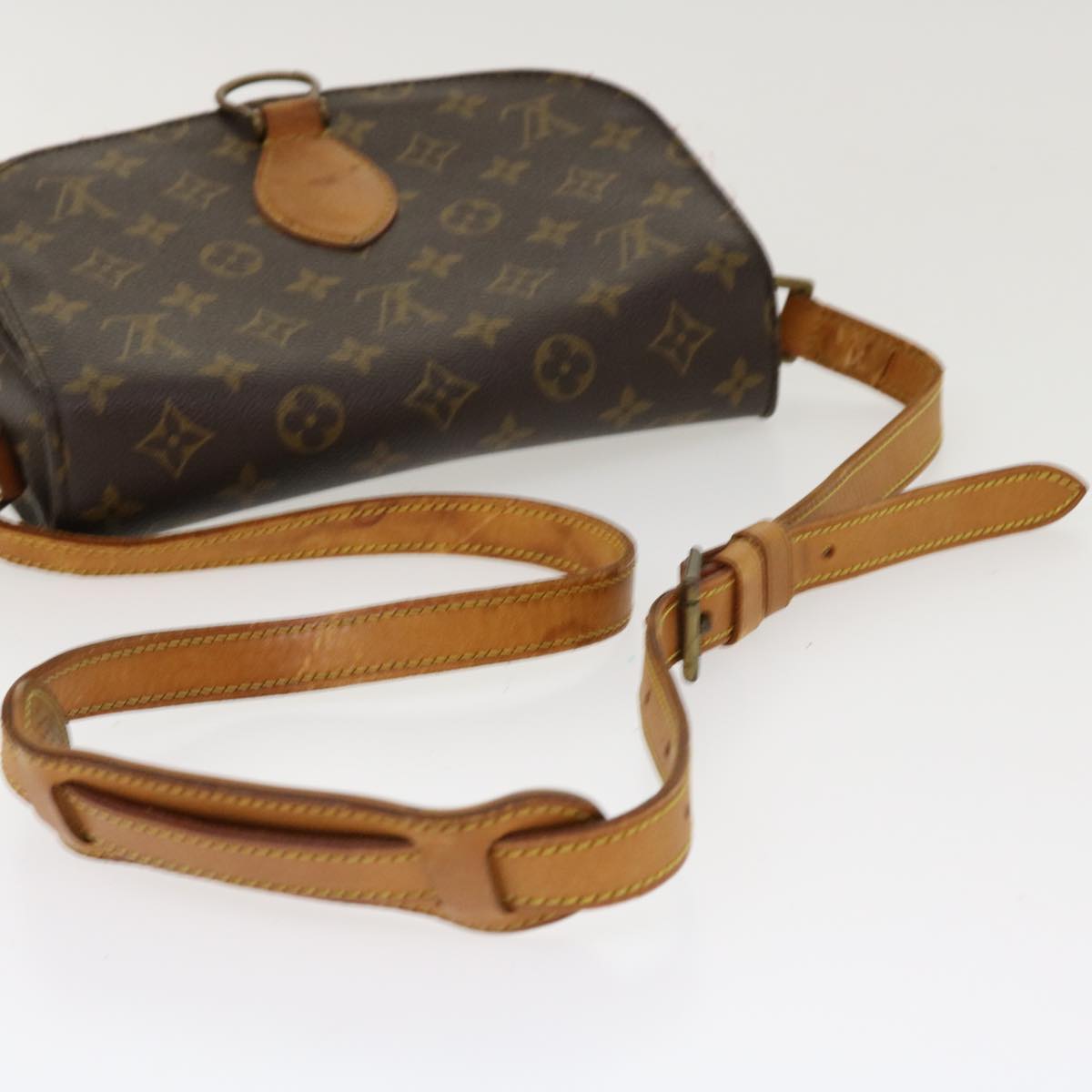 LOUIS VUITTON Monogram Saint Cloud GM Shoulder Bag M51242 LV Auth 38984