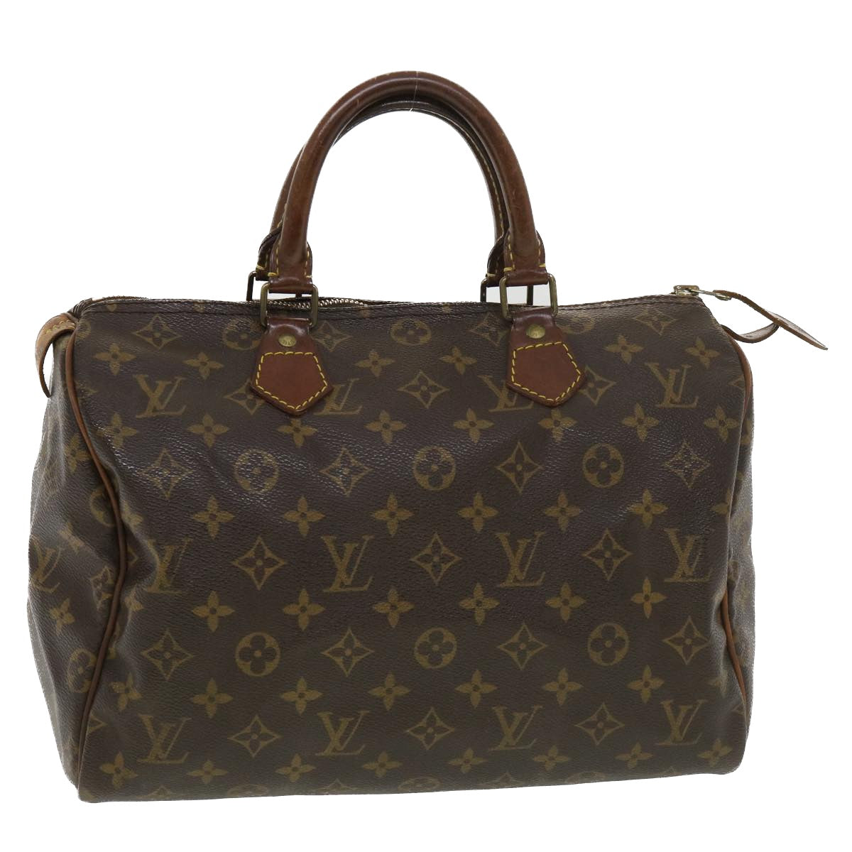 LOUIS VUITTON Monogram Speedy 30 Hand Bag M41526 LV Auth 38993